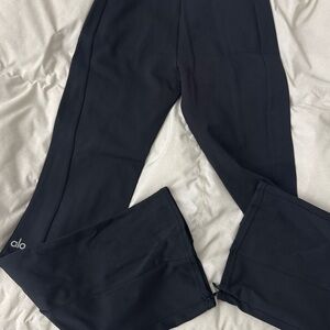 ALO High-Waist 7/8 Zip It Flare Leggings